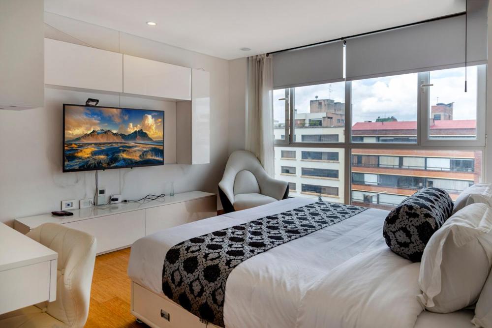 Apartasuite Edificio Monir Bogotá Zewnętrze zdjęcie